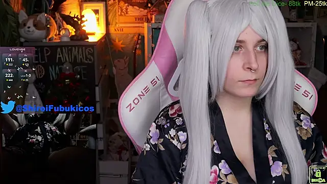 ShiroiFubuki online show from 13, 12, 2024