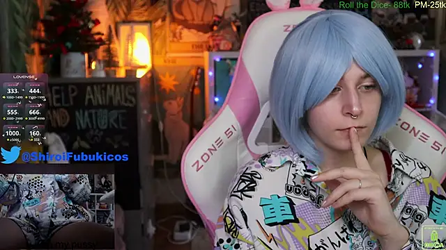 ShiroiFubuki online show from 16, 12, 2024