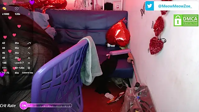 MeowMeowZoe online show from 20, 2, 2025