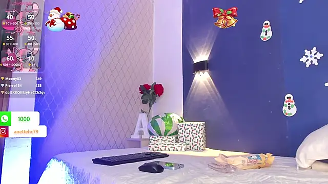 Snapshot of Anette_ chatting on 20, 12, 2024 Anette online show from 20, 12, 2024