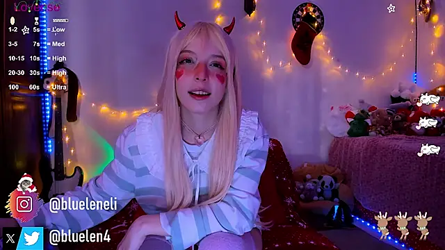 Snapshot of bluelen chatting on 11, 12, 2024 bluelen online show from 11, 12, 2024