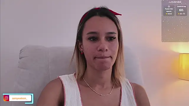 Snapshot of SamanthaWatson chatting on 28, 3, 2026 SamanthaWatson online show from 28, 3, 2026