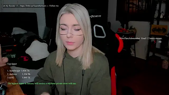 Lisaonthemoon online show from 10, 1, 2026