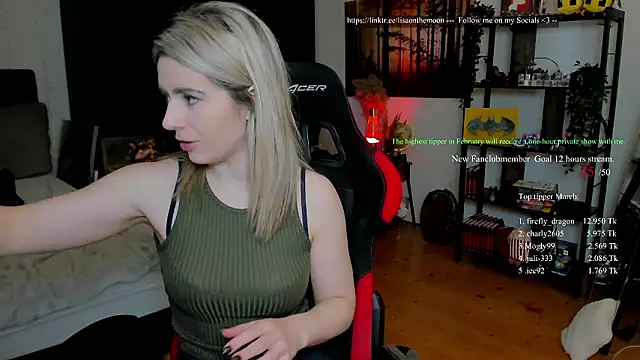 Lisaonthemoon online show from 9, 3, 2026