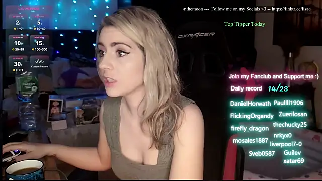 Lisaonthemoon online show from 15, 7, 2026