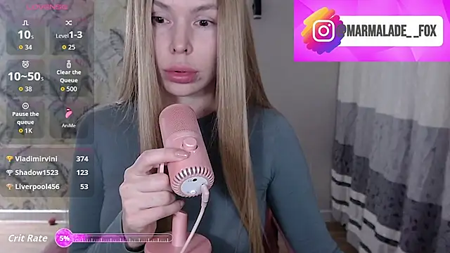 Marmalade Fox online show from 16, 4, 2026