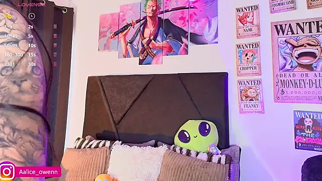 Aliceowenn online show from 10, 2, 2026