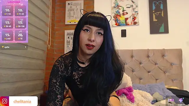 Snapshot of chell_gh chatting on 9, 10, 2025 chell gh online show from 9, 10, 2025