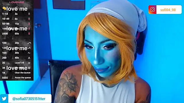 sofia rosse4 online show from 28, 6, 2026