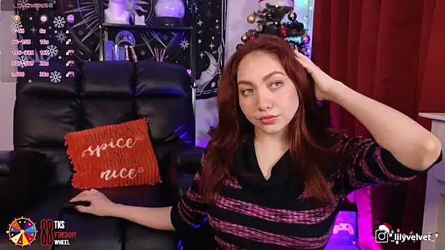 LilyVelvett online show from 23, 12, 2024