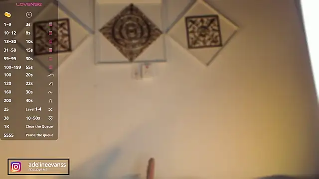 AdelineEvanss online show from 10, 2, 2025