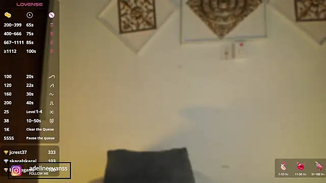 AdelineEvanss online show from 11, 2, 2025