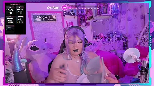 Snapshot of MegariaB chatting on 22, 2, 2025 MegariaB online show from 22, 2, 2025