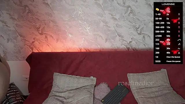 Snapshot of roselinedior chatting on 26, 11, 2025 roselinedior online show from 26, 11, 2025