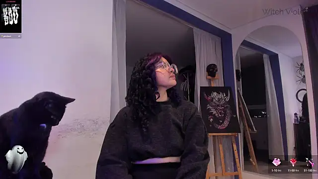 witchviolet online show from 26, 2, 2025