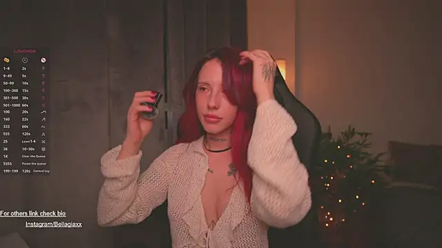 BellaGiaxx online show from 25, 1, 2025