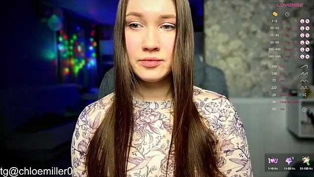 ChloeMillerMeow online show from 17, 1, 2025