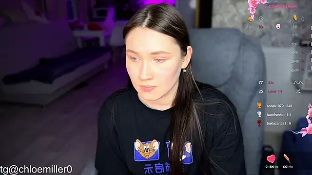 ChloeMillerMeow online show from 3, 2, 2025