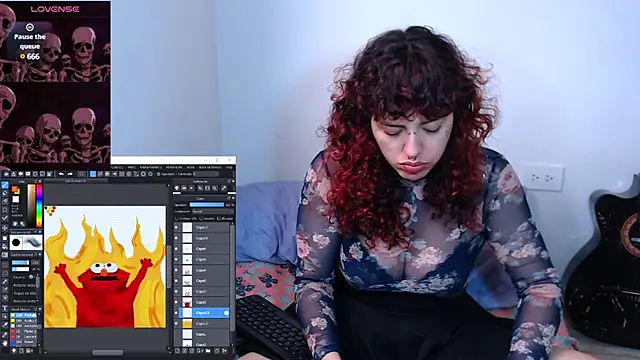 Eli666uwu online show from 4, 1, 2025