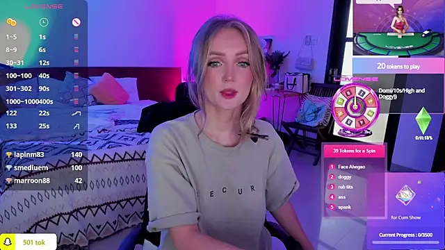 PrincessVS online show from 1, 2, 2025