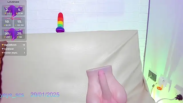 Snapshot of Yeye_scs chatting on 29, 1, 2025 Yeye scs online show from 29, 1, 2025