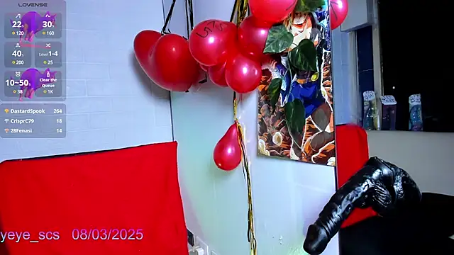 Snapshot of Yeye_scs chatting on 8, 3, 2025 Yeye scs online show from 8, 3, 2025