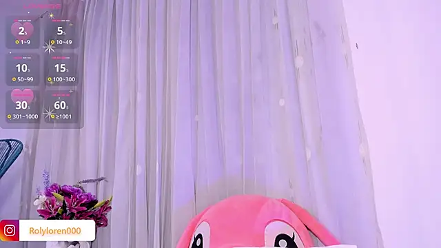 Snapshot of RolyLoren chatting on 8, 2, 2025 RolyLoren online show from 8, 2, 2025