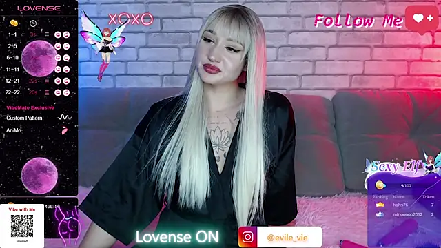 Eva Evile online show from 19, 12, 2024