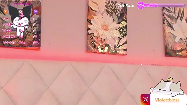 Violettbloss online show from 23, 10, 2025