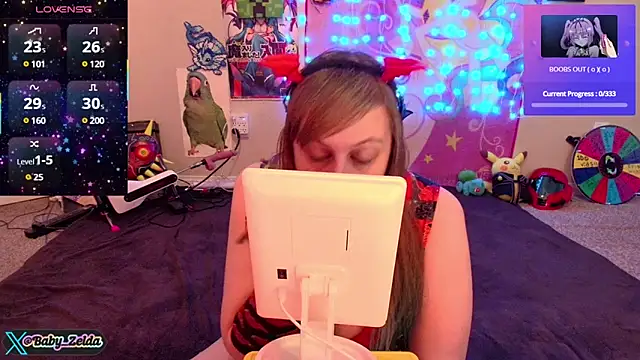 BabyZelda online show from 13, 2, 2025