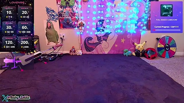 BabyZelda online show from 21, 2, 2025