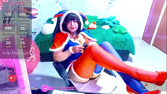 MilkyXSakura online show from 14, 12, 2024