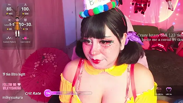 MilkyXSakura online show from 8, 2, 2026