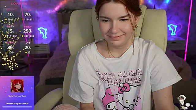 RedShinee online show from 31, 1, 2025