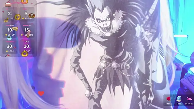 Lilith Asami online show from 12, 2, 2026