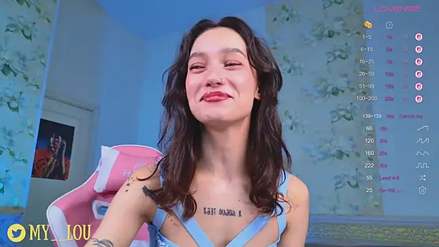 Snapshot of MyLou_ chatting on 6, 10, 2025 MyLou online show from 6, 10, 2025