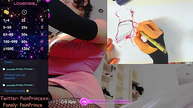 pain princee online show from 4, 12, 2024