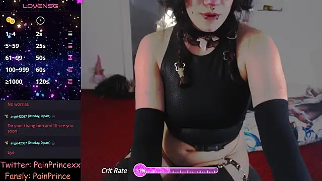 pain princee online show from 16, 1, 2025