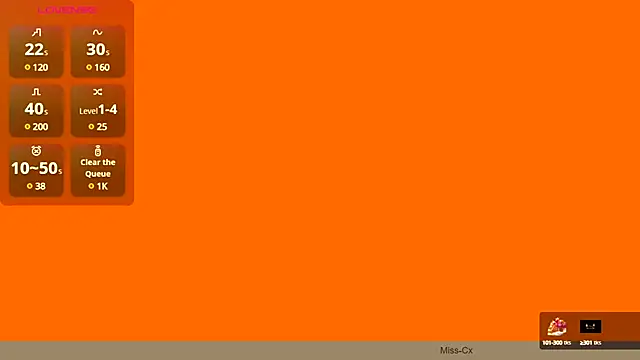 Miss-Cx online show from 9, 2, 2025