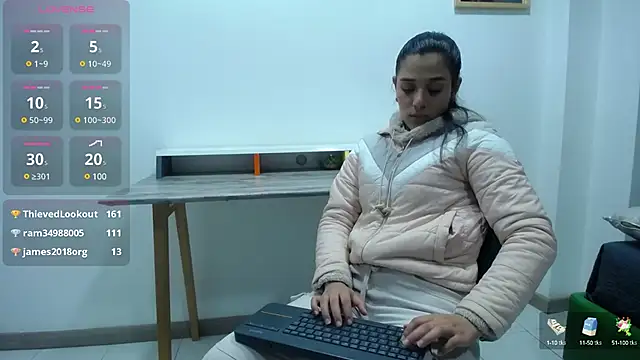 Snapshot of floriamANDjazmin chatting on 18, 1, 2025 floriamANDjazmin online show from 18, 1, 2025