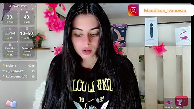 Madisson Ivanova online show from 19, 1, 2025