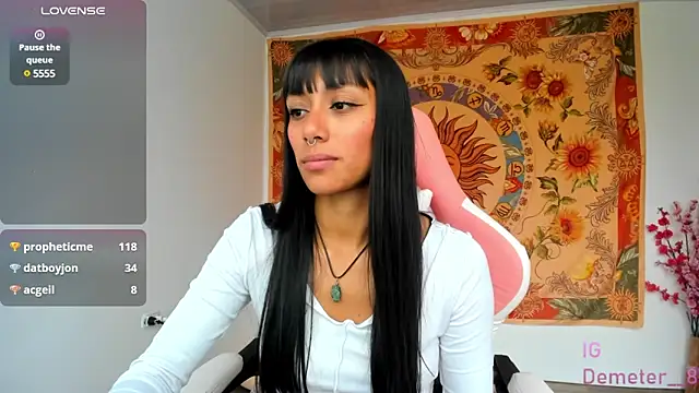 Snapshot of Demeter__ chatting on 8, 3, 2025 Demeter online show from 8, 3, 2025