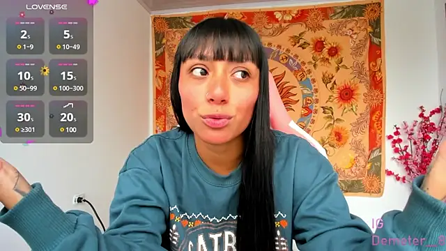 Snapshot of Demeter__ chatting on 14, 3, 2025 Demeter online show from 14, 3, 2025