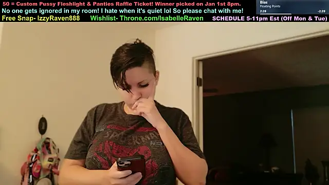 IsabelleRaven online show from 11, 1, 2026