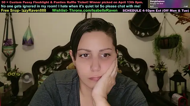 IsabelleRaven online show from 6, 4, 2026