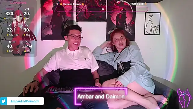 Ambar and daimon  online show from 12, 9, 2025