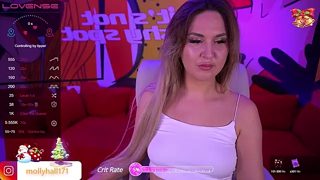 LovelyMollyy online show from 8, 1, 2025