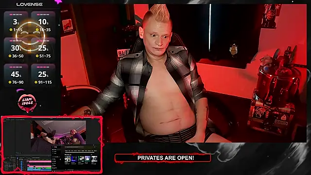 Snapshot of LiamIdols chatting on 23, 1, 2025 LiamIdols online show from 23, 1, 2025