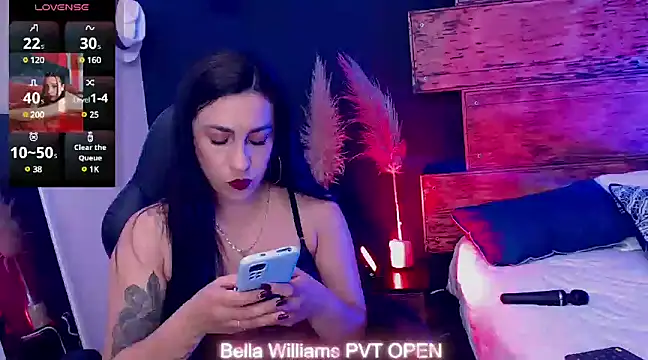 Bella williamss  online show from 4, 3, 2025