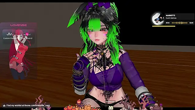 Bowsette Cami online show from 23, 10, 2025